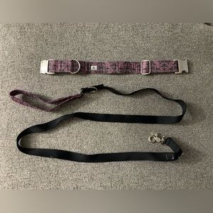 Matching Leash and Collar Set